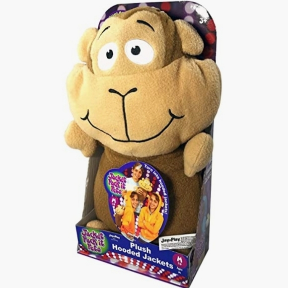 NWOT 2/$32 Kids Jacket Pack-it Pets Monkey Med - Picture 2 of 4